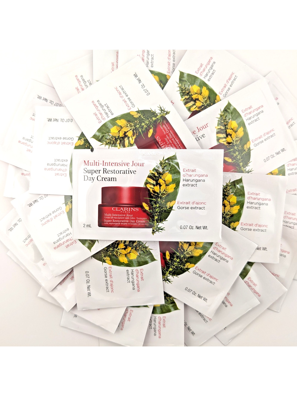 25x Clarins Multi-Intensive Jour Super Restorative Day Cream Samples =Full Size